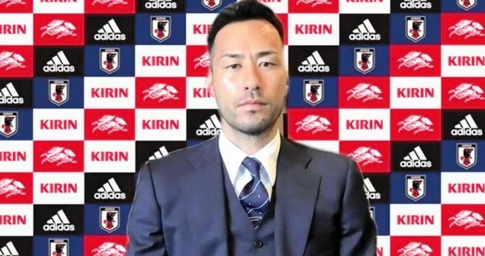 オンライン取材に応じた吉田麻也