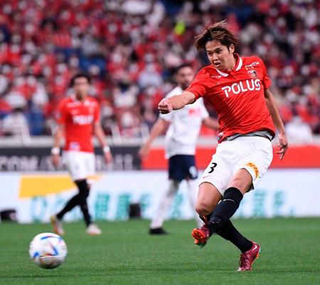 　後半、チーム２点目のゴールを決める浦和・伊藤