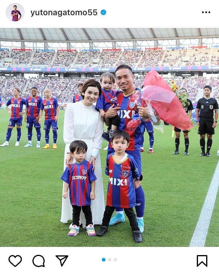 　長友佑都のインスタグラム＠ｙｕｔｏｎａｇａｔｏｍｏ５５より