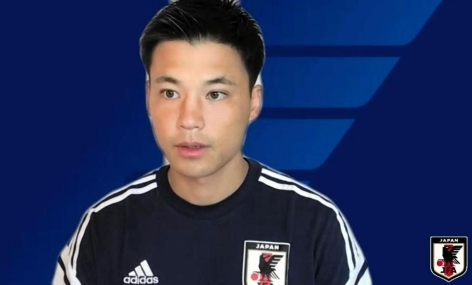 　オンライン取材に応じた宮市亮