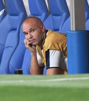 　温存された神戸・イニエスタ（撮影・金田祐二）