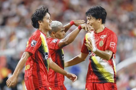 Ｊ１、名古屋が１-０で磐田下す第２６節第１日