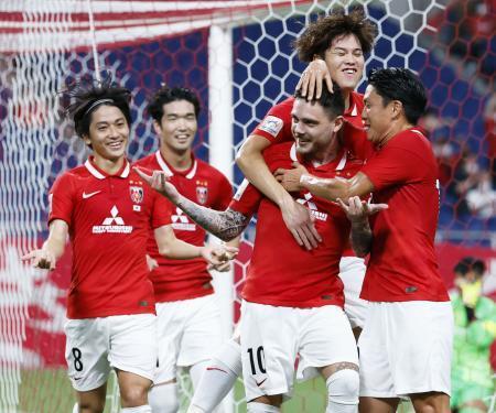 浦和、大勝で準々決勝へＡＣＬ、３大会ぶり８強