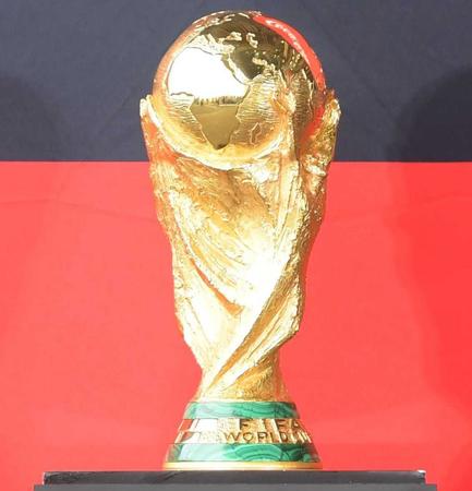 　Ｗ杯の優勝トロフィー