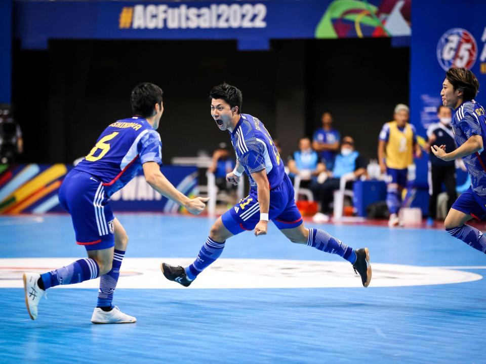 　ベトナム戦に勝利したフットサル日本代表＝（Ｃ）ＡＦＣ