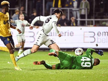 ベルギー１部の上田は後半出場セルクル・ブリュージュ