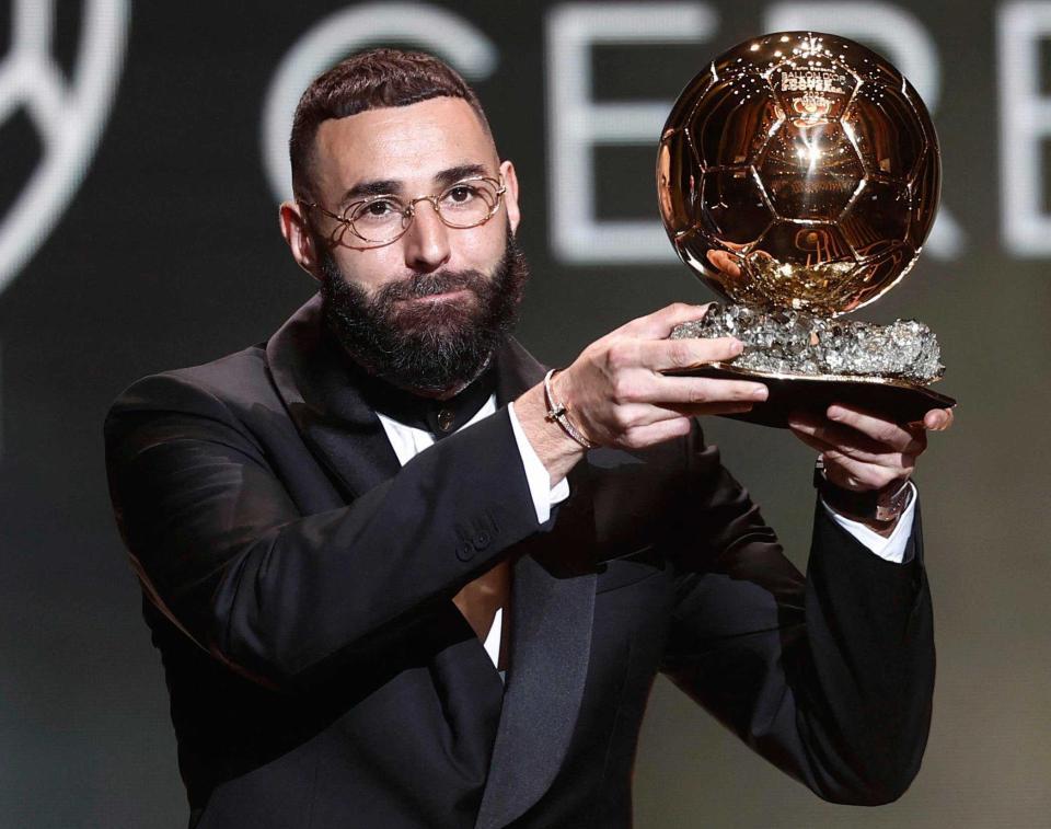 　ベンゼマが初受賞