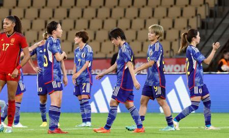 日本はスペインに０-１サッカー女子国際親善試合