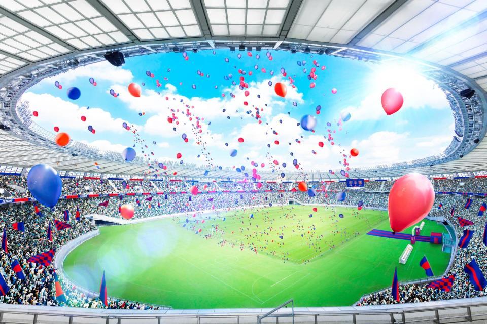 　Ｊ１・ＦＣ東京が開幕戦の１８日・浦和戦で実施する開幕演出のイメージ画　©Ｆ．Ｃ．ＴＯＫＹＯ