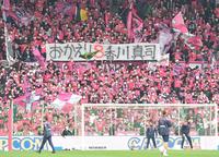 　香川を応援するＣ大阪サポーター（撮影・高部洋祐）