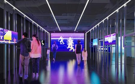 　落合陽一氏も監修などに関わったＦＵＴＵＲＥゾーンのイメージ図ⓒＪＦＡ