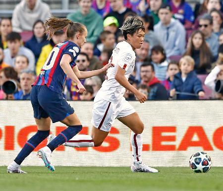 女子ＣＬ熊谷、南フル出場も敗退　欧州サッカー、準々決勝で
