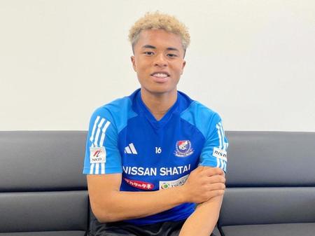 　オンライン取材に応じる横浜Ｍ・藤田（横浜Ｆ・マリノス提供）