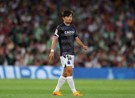 　ベティス戦に出場した久保建英＝２５日（ゲッティ＝共同）