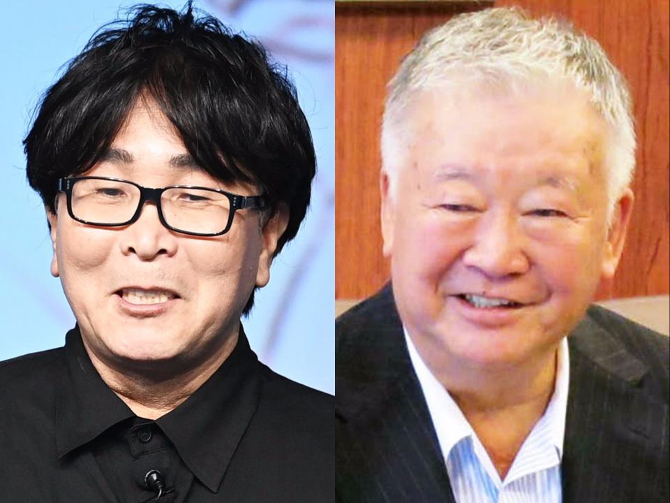 　高橋陽一氏（左）とセルジオ越後氏
