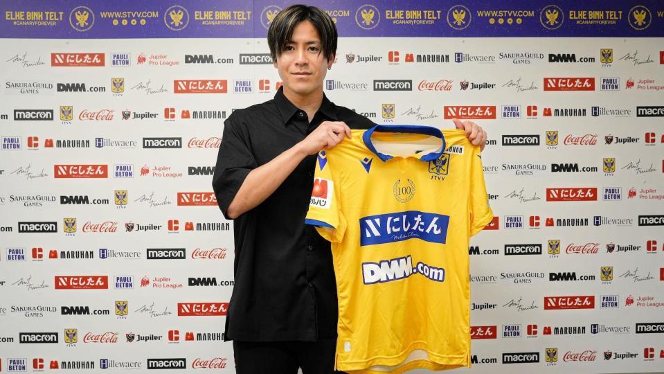 ＦＣ東京から期限付きで移籍したベルギー１部シントトロイデンＤＦの小川（ⓒＳＴＶＶ）