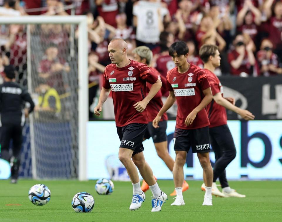 いよいよ日本ラストプレー 神戸・イニエスタがスタメン出場 今季公式戦初 ホーム札幌戦/サッカー/デイリースポーツ online