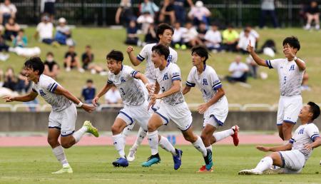 明秀学園日立が初優勝　高校総体、サッカー男子