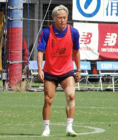 　古巣・横浜Ｍ戦へ向けて練習を行うＦＣ東京・仲川