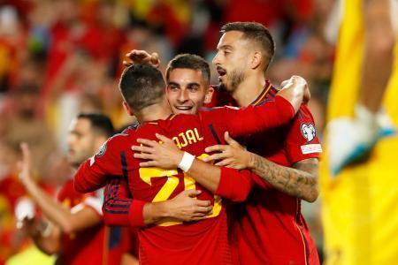 ベルギー、スペインが快勝　サッカー欧州選手権予選