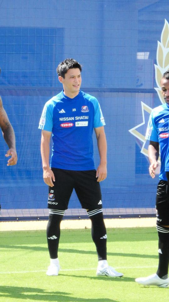 　Ｊ１での「アレ」を目指して練習で汗を流す横浜ＭのＦＷ宮市