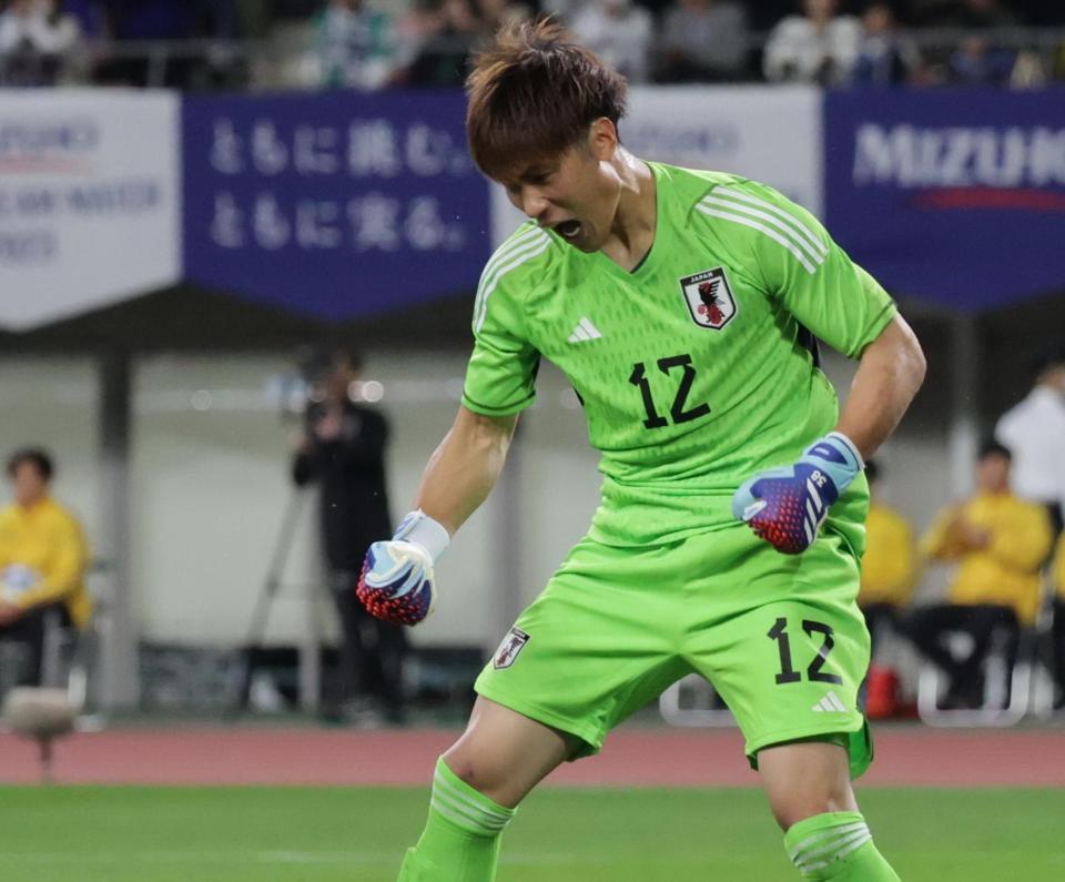 GK大迫 与えたPK自らファインセーブも完封逃し猛省「ゼロに