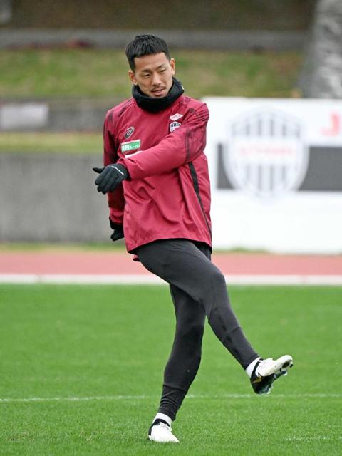 神戸MF井手口陽介 もう一度日本代表へ「強い気持ち」 目標は「積極性