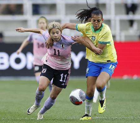 日本、ＰＫ戦でブラジルに屈す　サッカー女子の国際親善大会