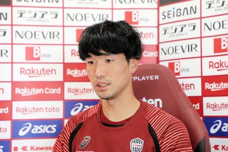 神戸ＤＦ岩波拓也　ルヴァン杯・富山戦へ気合　アピール続けるしかない　浦和から今季復帰