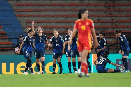 日本はスペイン撃破で４強　サッカーのＵ-２０女子Ｗ杯