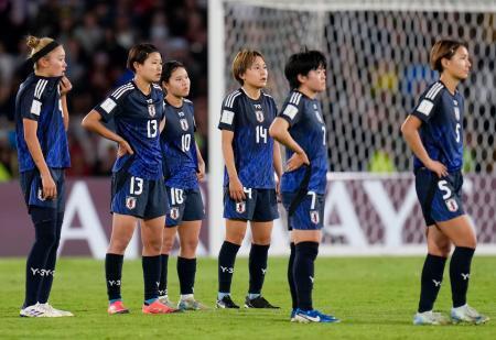 　決勝で北朝鮮に敗れたＵ-２０女子日本代表＝コロンビア・ボゴタ（ＡＰ＝共同）