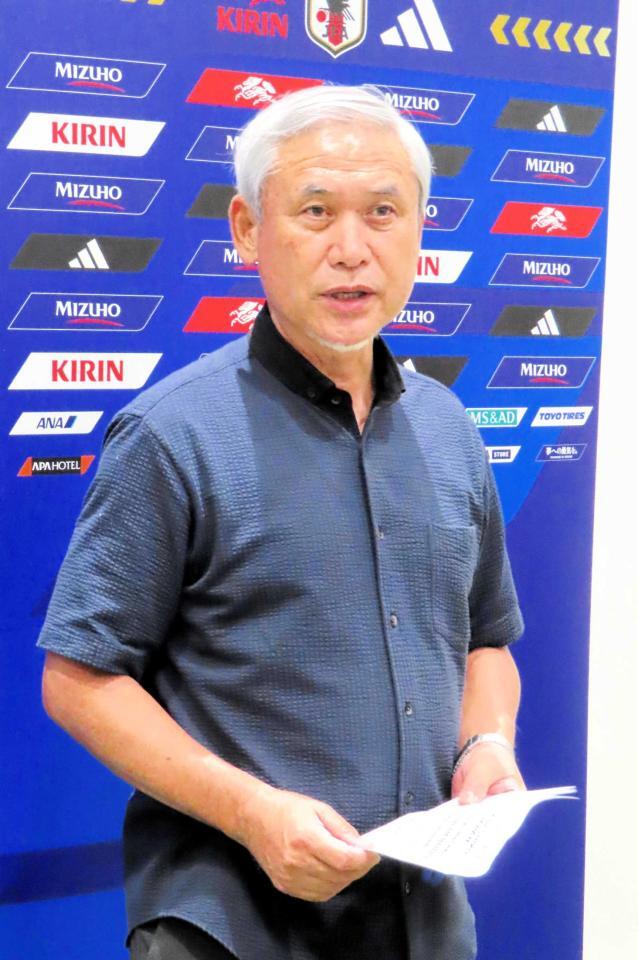 　日韓戦で監督代行を務めることになったＪＦＡ・佐々木女子委員長