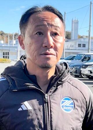 　最終節の鹿島戦を前に意気込みを語った町田・黒田監督