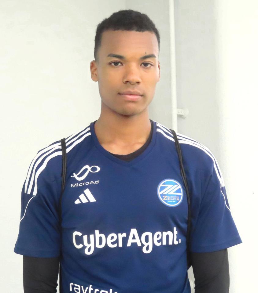 　プロ２年目への決意を語った望月ヘンリー海輝