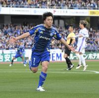 　前半、先制ゴールを決めた町田・相馬勇紀（撮影・伊藤笙子）