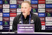 　上海海港戦に向けて意気込みを語った横浜Ｍのホーランド監督©１９９２　Ｙ．ＭＡＲＩＮＯＳ