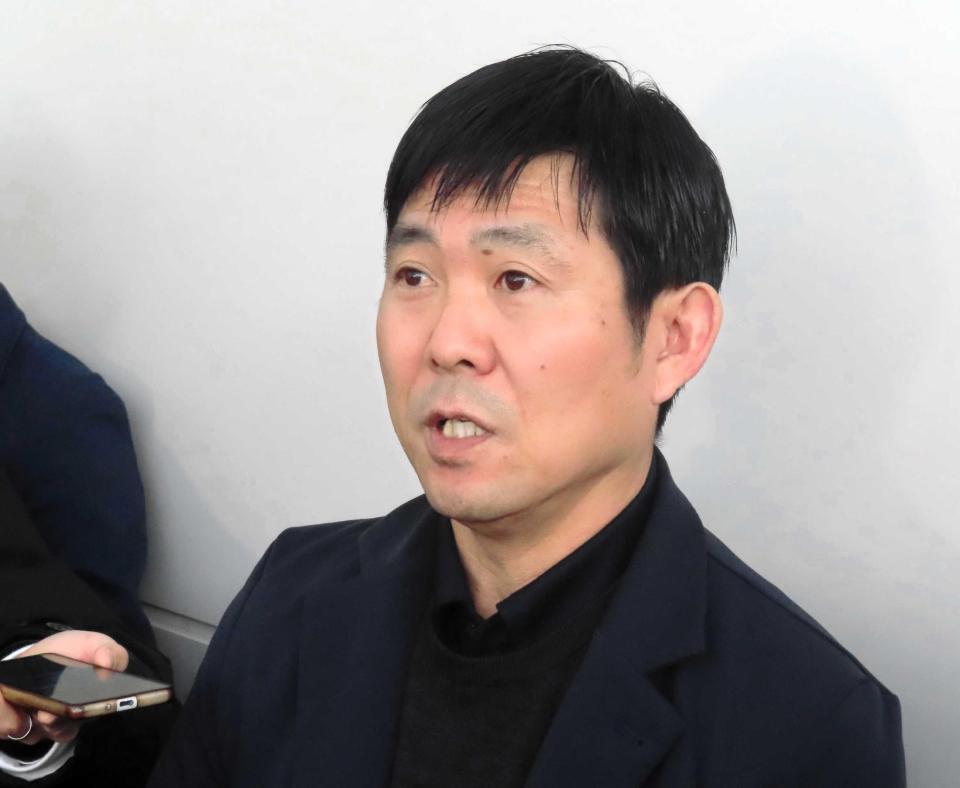 　欧州視察から帰国した日本代表・森保監督