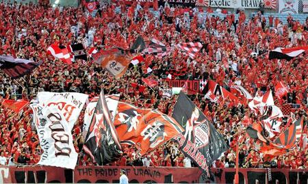 浦和レッズ　敵地破壊行為で「なりすましサポーター」１名を無期限入場禁止の処分