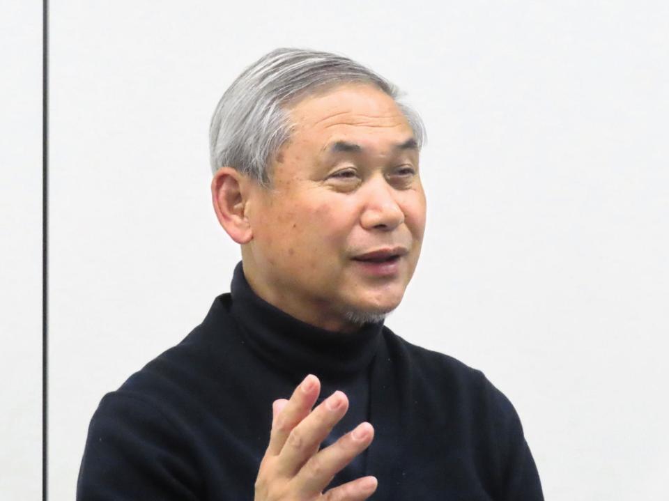 　都内で取材に応じた日本サッカー協会の佐々木則夫女子委員長