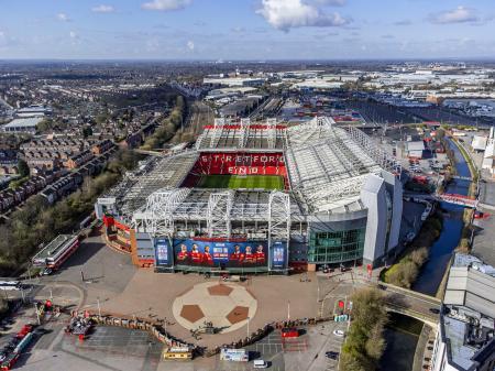 　サッカー、マンチェスター・ユナイテッドの本拠地オールド・トラフォード（ＡＰ＝共同）