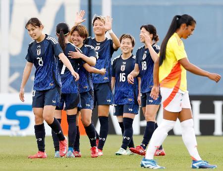 なでしこ、練習試合に大勝　コロンビアに６-１、若手活躍