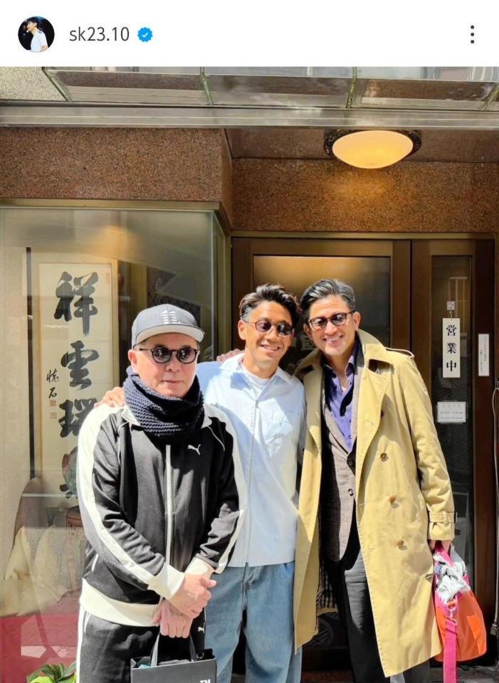 　香川真司のインスタグラム（ｓｋ２３．１０）より