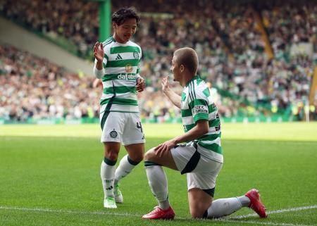 旗手２点、前田もゴール　スコットランド・プレミア