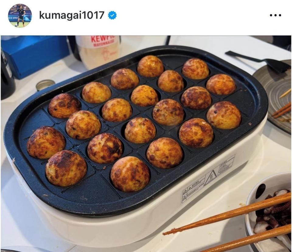 熊谷紗希インスタグラム（ｋｕｍａｇａｉ１０１７）より