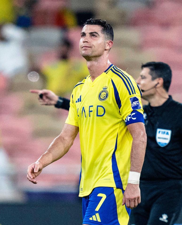 　川崎にゴールを許し、ぼうぜんとするアルナスルのＣ・ロナウド（ゲッティ＝共同）