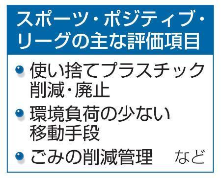 　スポーツ・ポジティブ・リーグの主な評価項目