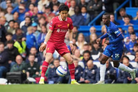 遠藤、今季リーグ戦初先発　サッカーのプレミアリーグ