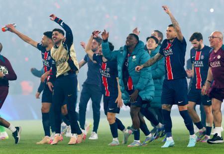 パリSGが5季ぶり決勝へ アーセナル下す、欧州CL