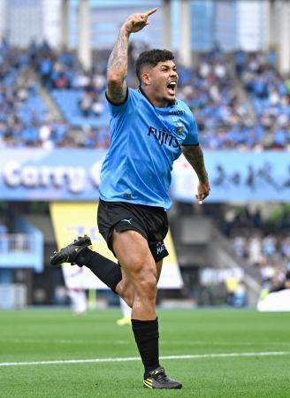 川崎が連勝、Ｃ大阪に２-０　Ｊ１、岡山は７試合ぶり白星
