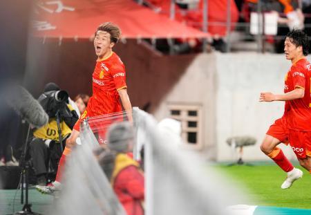 名古屋が浦和に逆転勝ち　Ｊ１、Ｃ大阪は快勝